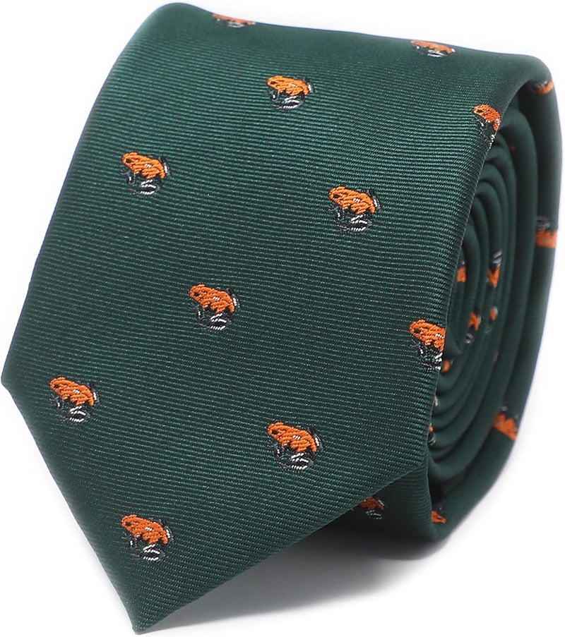 MENDEPOT Animal Pattern Necktie With Gift Box Sea Animal Pattern Tie Father's Day Birthday Gift Tie - Image 1